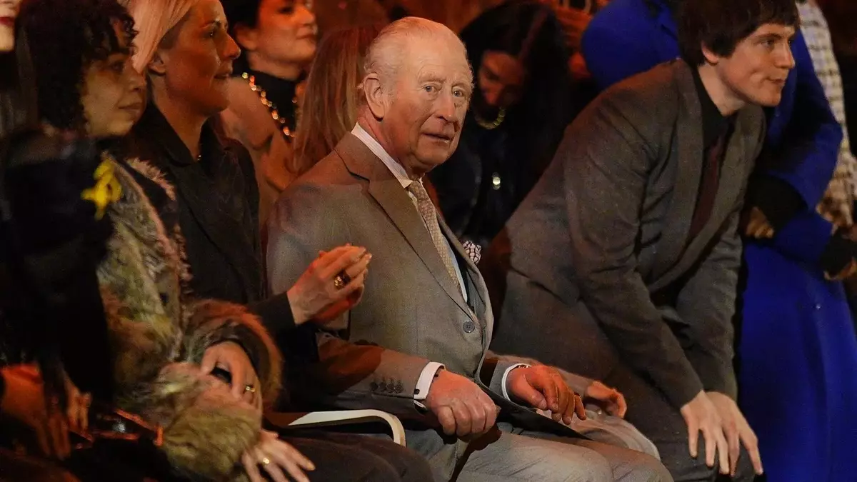 King Charles III Attends Tolu Coker's London Fashion Week Show
