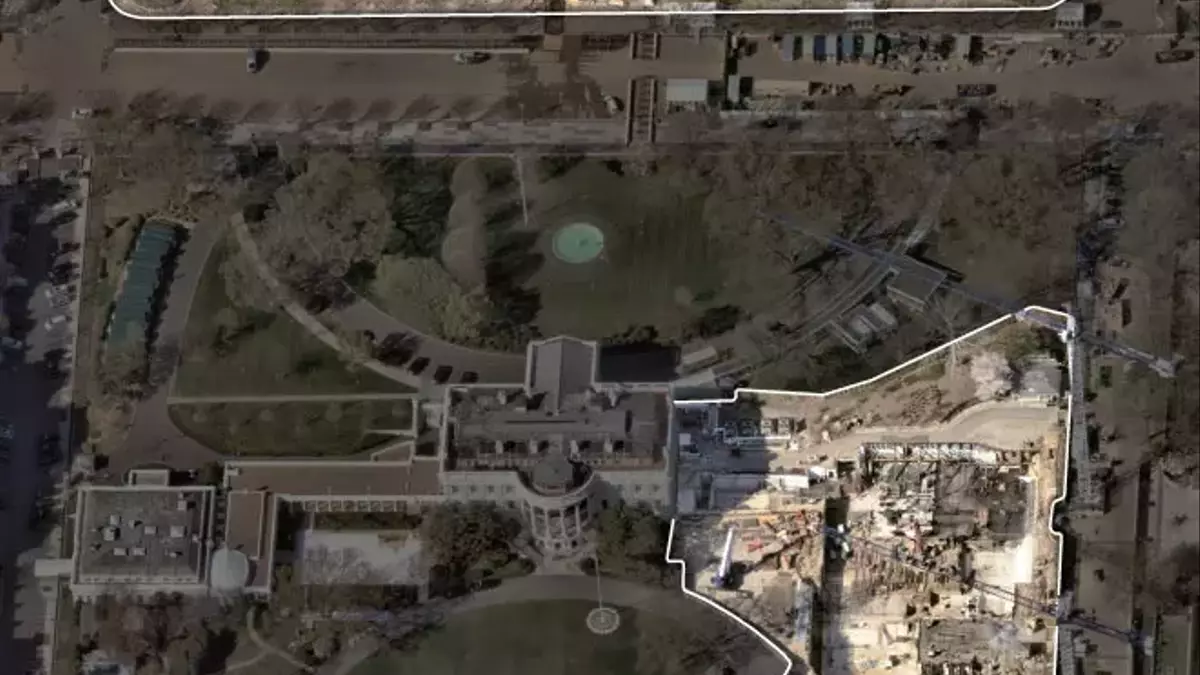 Controversial White House Fountain Renovation Under Trump Administration