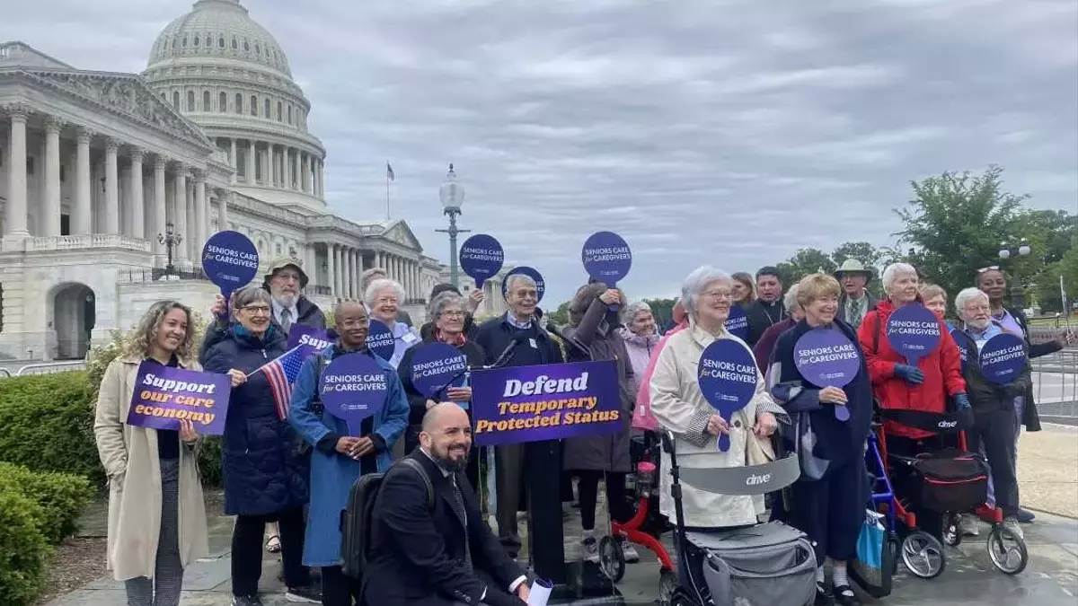 Seniors Advocate for Immigrant Caregivers Amidst Supreme Court Deliberations on TPS