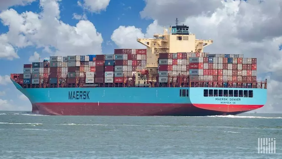 Maersk's Q1 Profit Plummets Amidst Weak Ocean Freight Rates