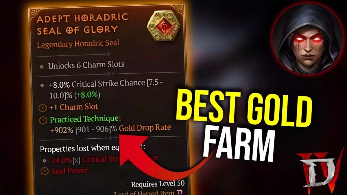 Diablo 4: Lord of Hatred Players Exploit 900% Gold Boost Glitch