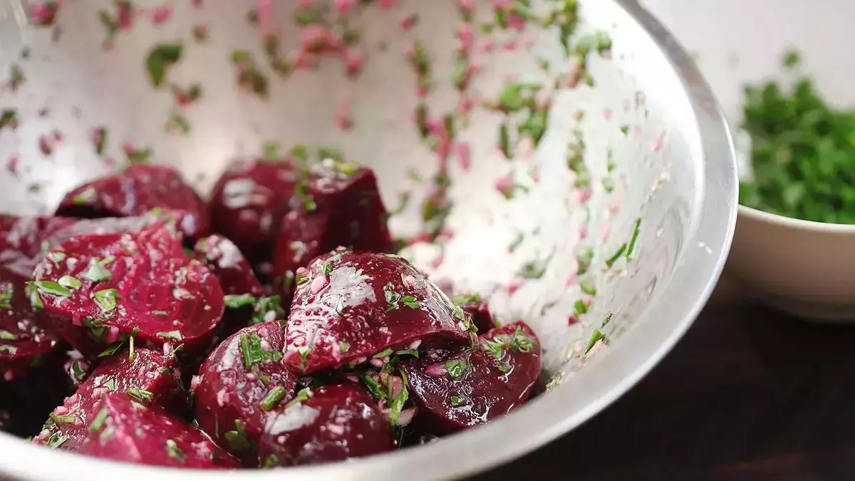 Roasted Beet Salad with Horseradish Crème Fraîche and Pistachios: A Culinary Delight