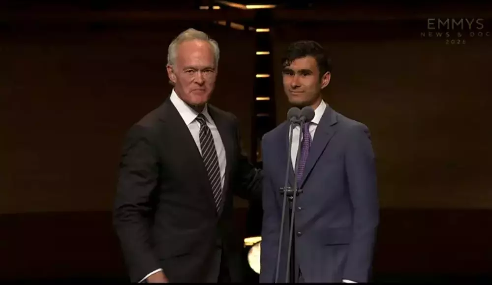 Student Scholarship Recipient Criticizes CBS News at Emmys
