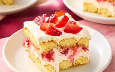 A Modern Strawberry Tiramisu Inspired by Cherished Family Traditions
