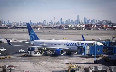 United Airlines Jet Collides with Light Pole and Truck Near Newark Airport During Landing