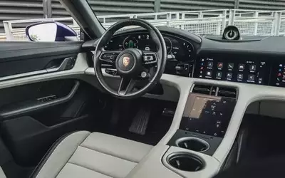 2025 Porsche Taycan 4: A Look Inside the Refined Electric Sedan