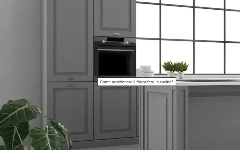 Posizionare il Frigorifero in Cucina: Soluzioni Pratiche e di Design