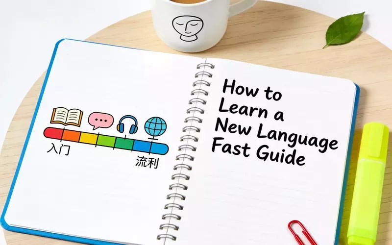How to Learn a New Language Fast Guide