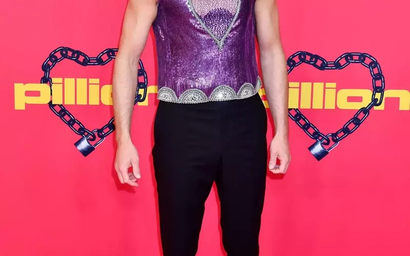 Alexander Skarsgård's Bold Fashion Choices for 'Pillion' Press Tour