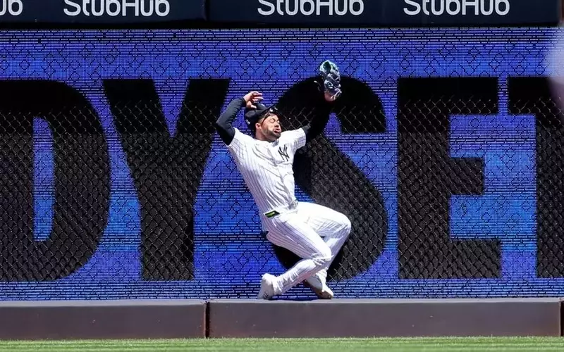 Yankees' Jasson Dominguez Sustains Shoulder Injury, Heads to Injured List