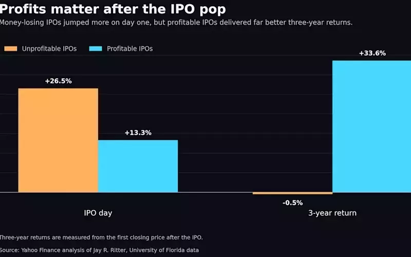IPO Success: Profitability Trumps Initial Buzz for Long-Term Gains