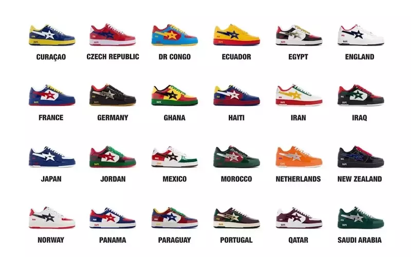 BAPE and KidSuper Unite for 2026 World Cup Sneaker Collection