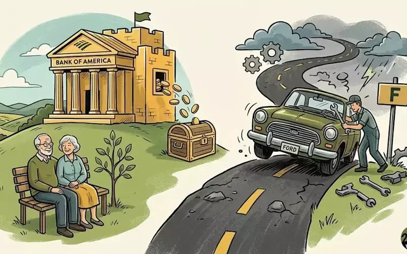 Bank of America vs. Ford: A Retirement Portfolio Showdown
