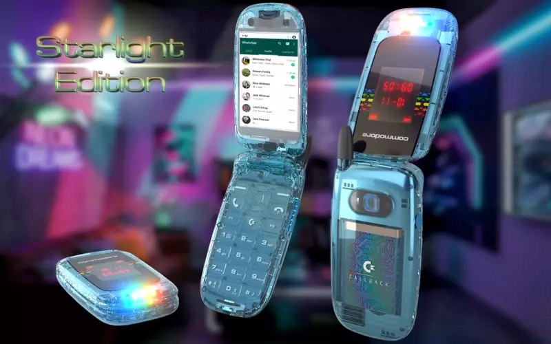 The Commodore Callback 8020: A Retro Flip Phone for the Digital Minimalist