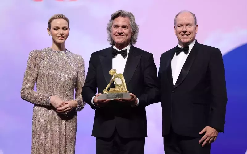 Kurt Russell Honored with Crystal Nymph Award at Monte-Carlo Television Festival
