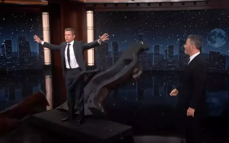 Matt Damon's Comical Disruption on 'Jimmy Kimmel Live!'