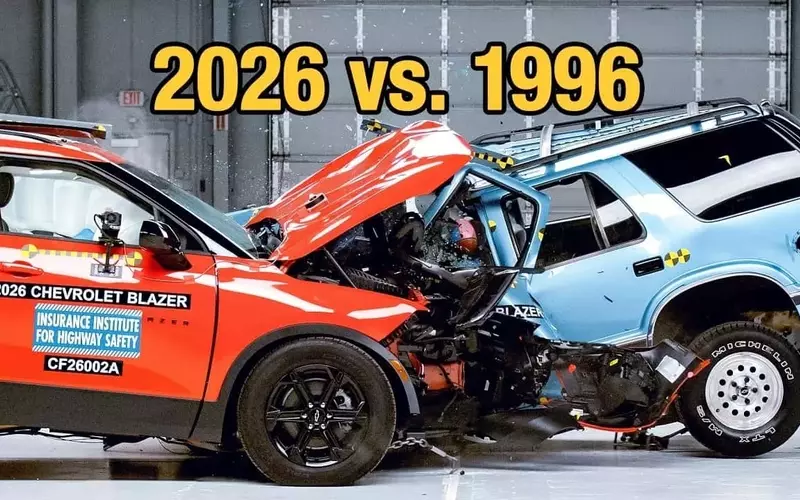 A Stark Contrast in Safety: Modern vs. Vintage Chevy Blazer Crash Test