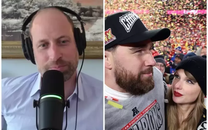 Prince William's Unexpected Appearance on 'New Heights' Podcast, Discussing Taylor Swift and Travis Kelce's Wedding