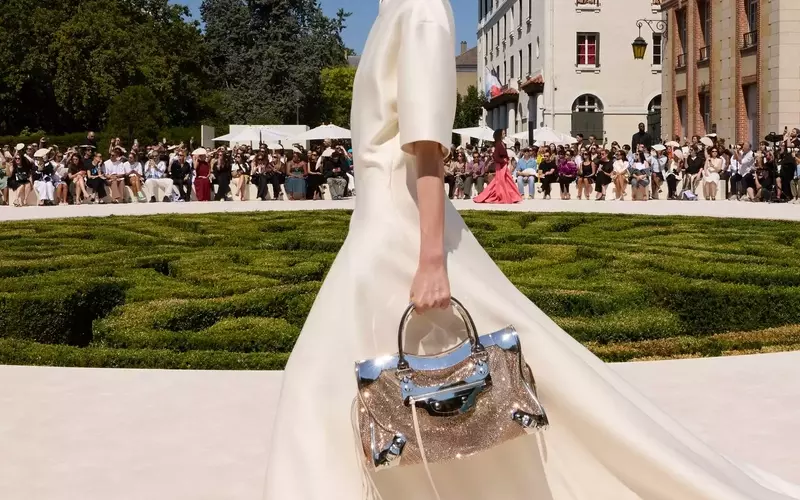 Balenciaga City Bag Receives Dazzling Couture Makeover with Shimmering Crystals