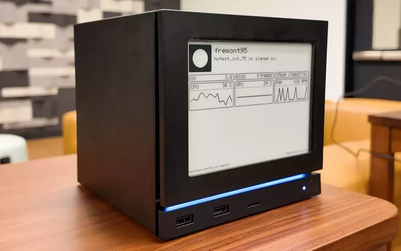 E-Ink Faceplates for Steam Machines: A Third-Party Innovation