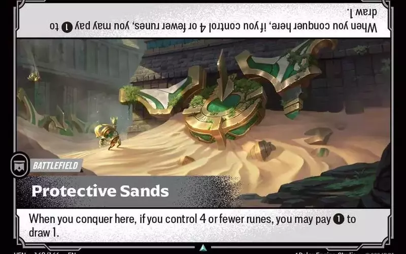 Riftbound: Vendetta Unveils 'Protective Sands' Battlefield