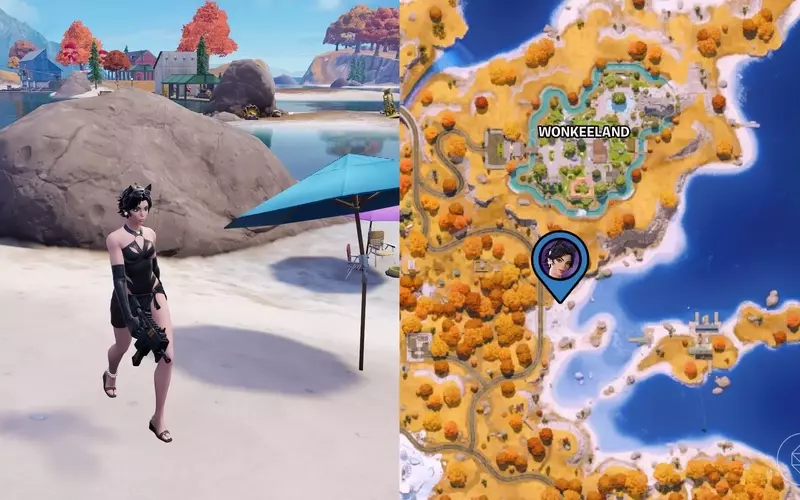 Locating Catwoman in Fortnite Chapter 7 Season 3