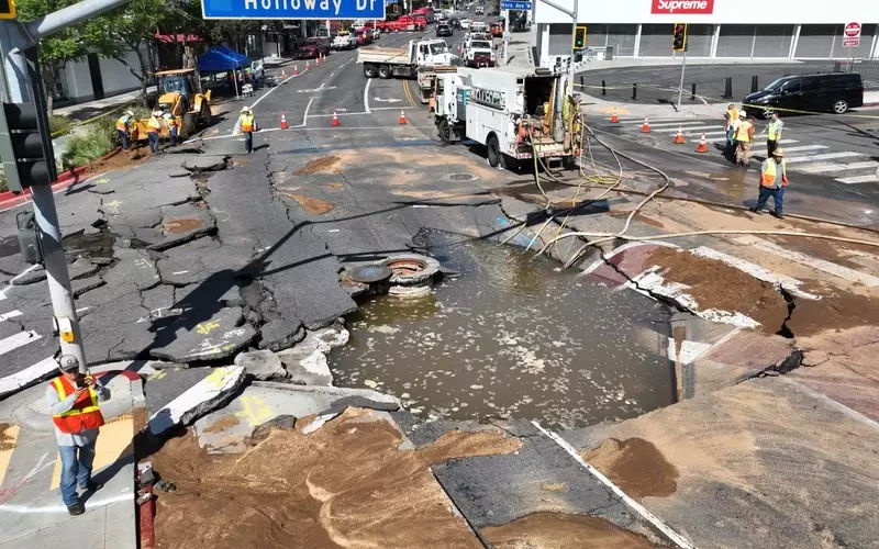 West Hollywood Faces Major Disruptions After Historic Water Main Burst